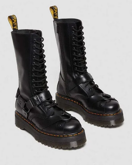 1914 Hardness Leather Tall Platform Boots