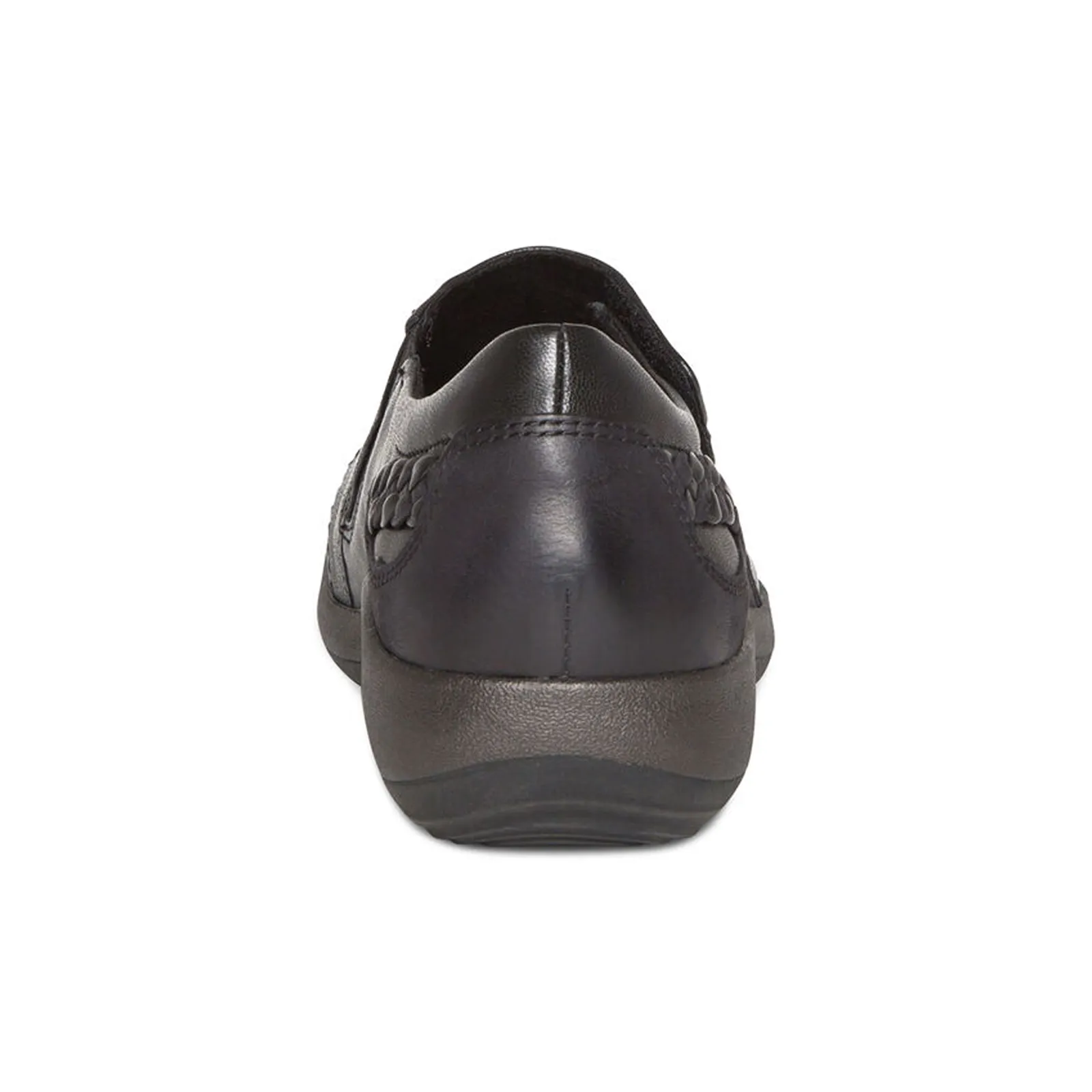 Aetrex Karina Slip On (Women) - Black Leather