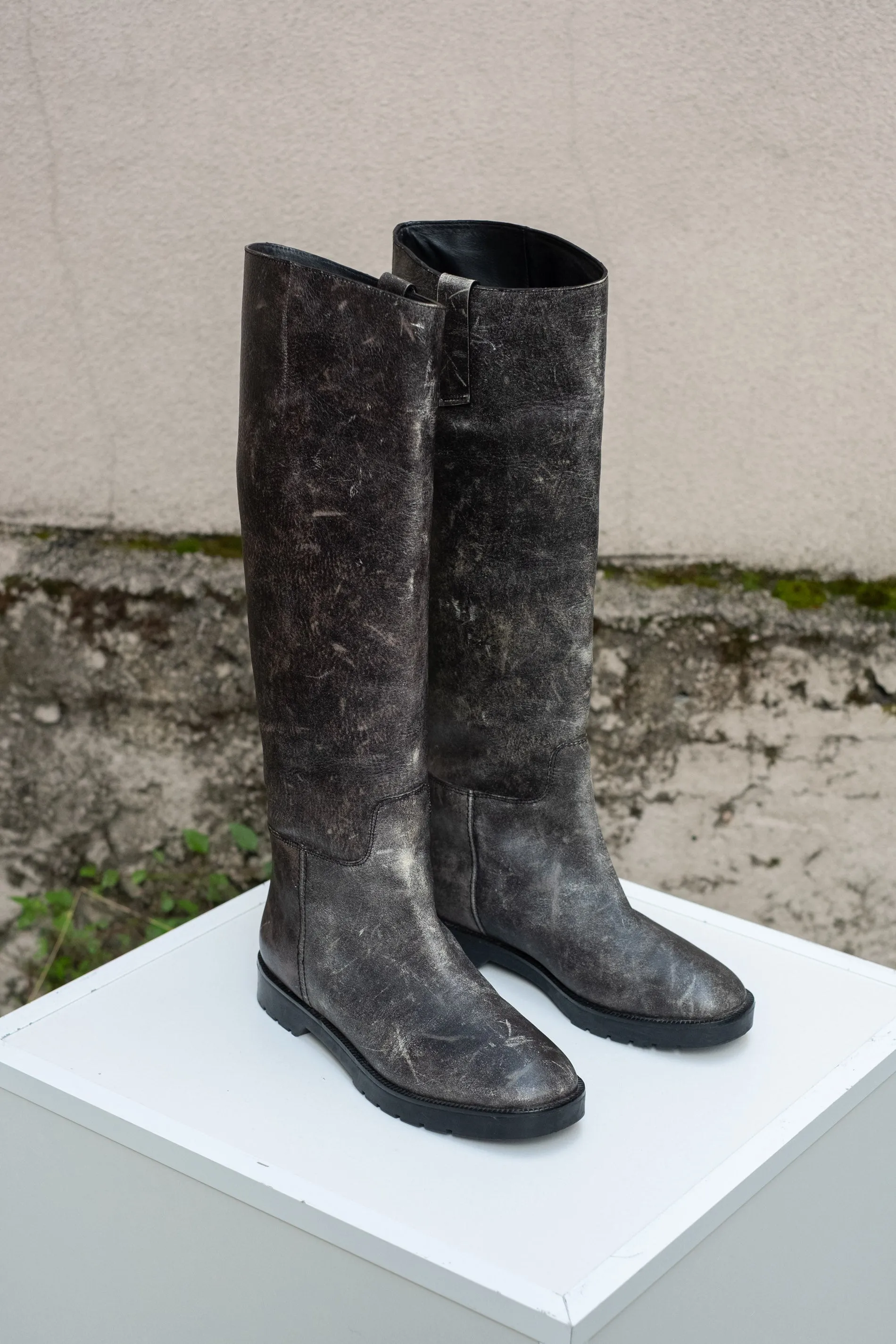 Alexander Wang Tall Leather Riding Boot