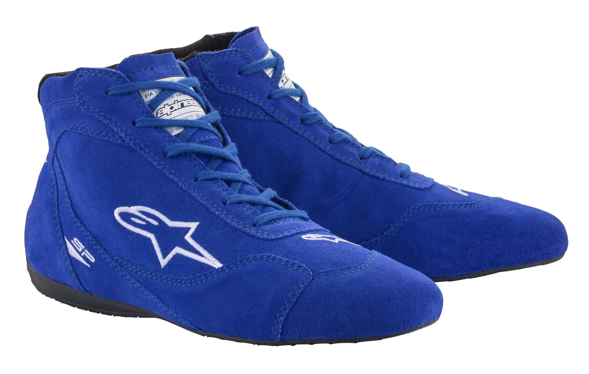 ALPINESTARS 2710521_70_10,5 Racing shoes SP v2, FIA 8856-2018, blue, Size 43,5