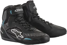 ALPINESTARS Stella Faster-3 Rideknit Shoes - Black/Teal - US 7.5 251052011707.5