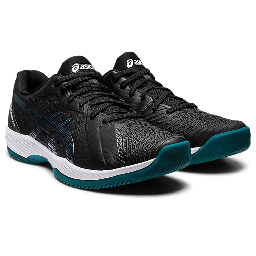 Asics Solution Swift FF Tennis Shoes (Mens) - Black/Misty Pine