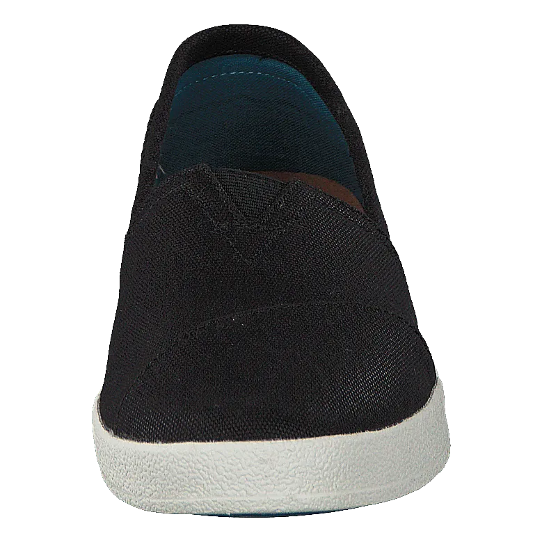 Avlon Slip-On Black Coated Canvas