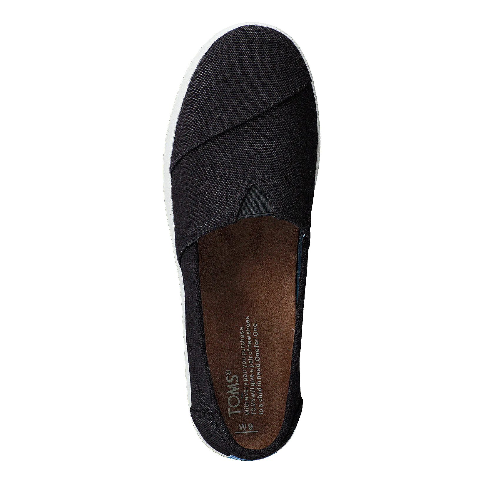 Avlon Slip-On Black Coated Canvas