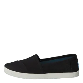 Avlon Slip-On Black Coated Canvas