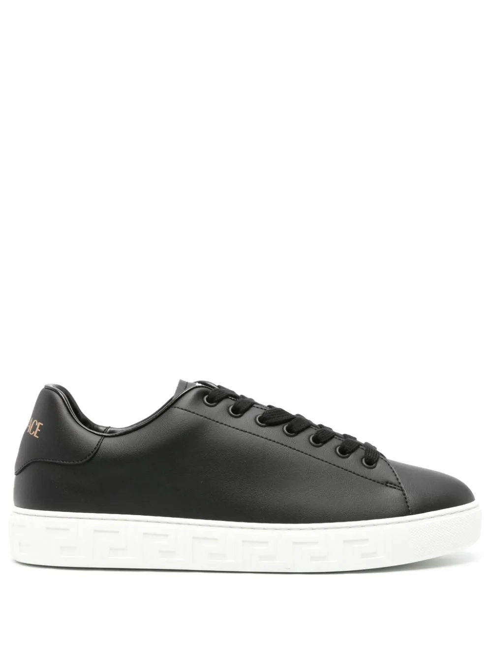 Bicolor Embrossed greca detailing sneakers