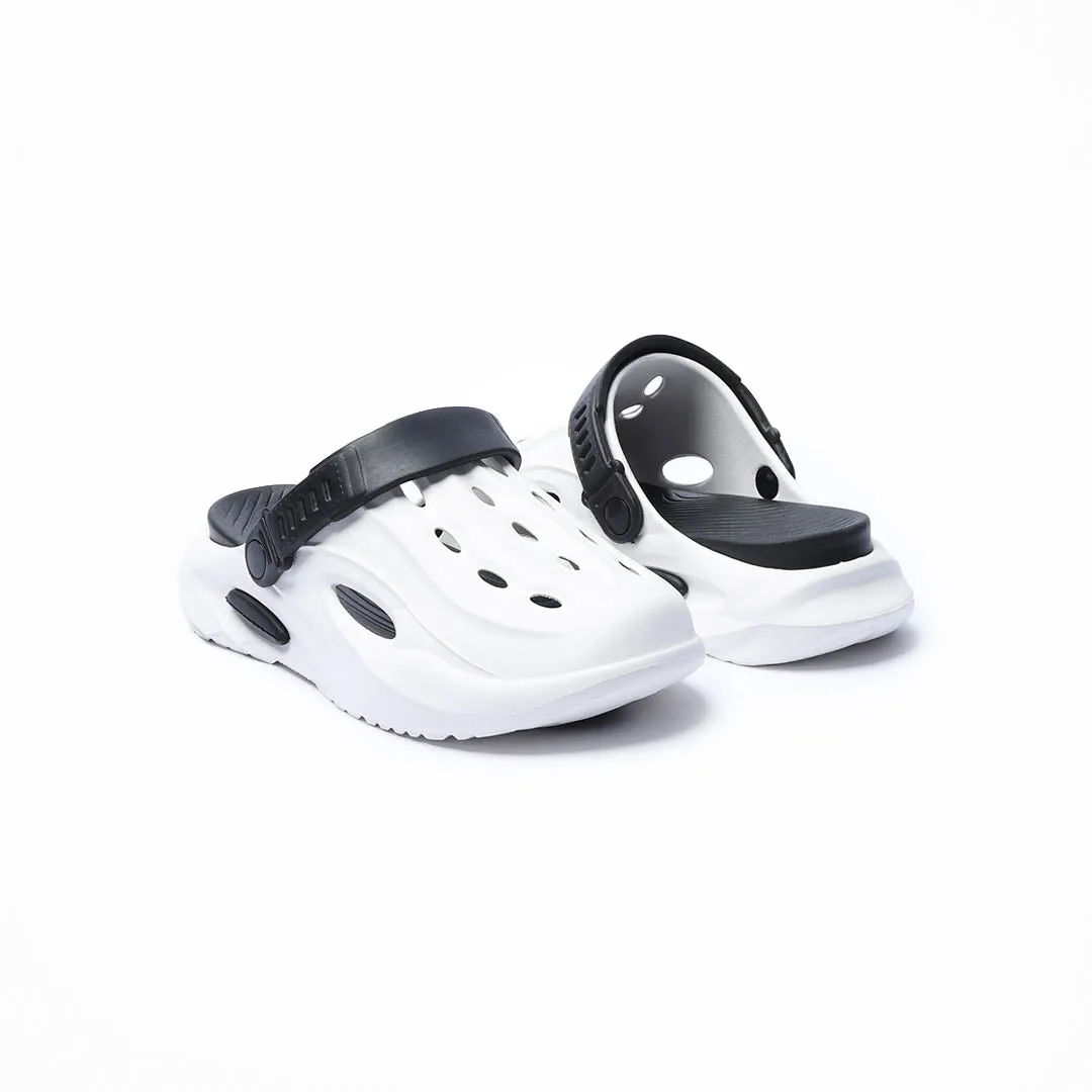 Birdsoles - Kingfisher Clogs - White