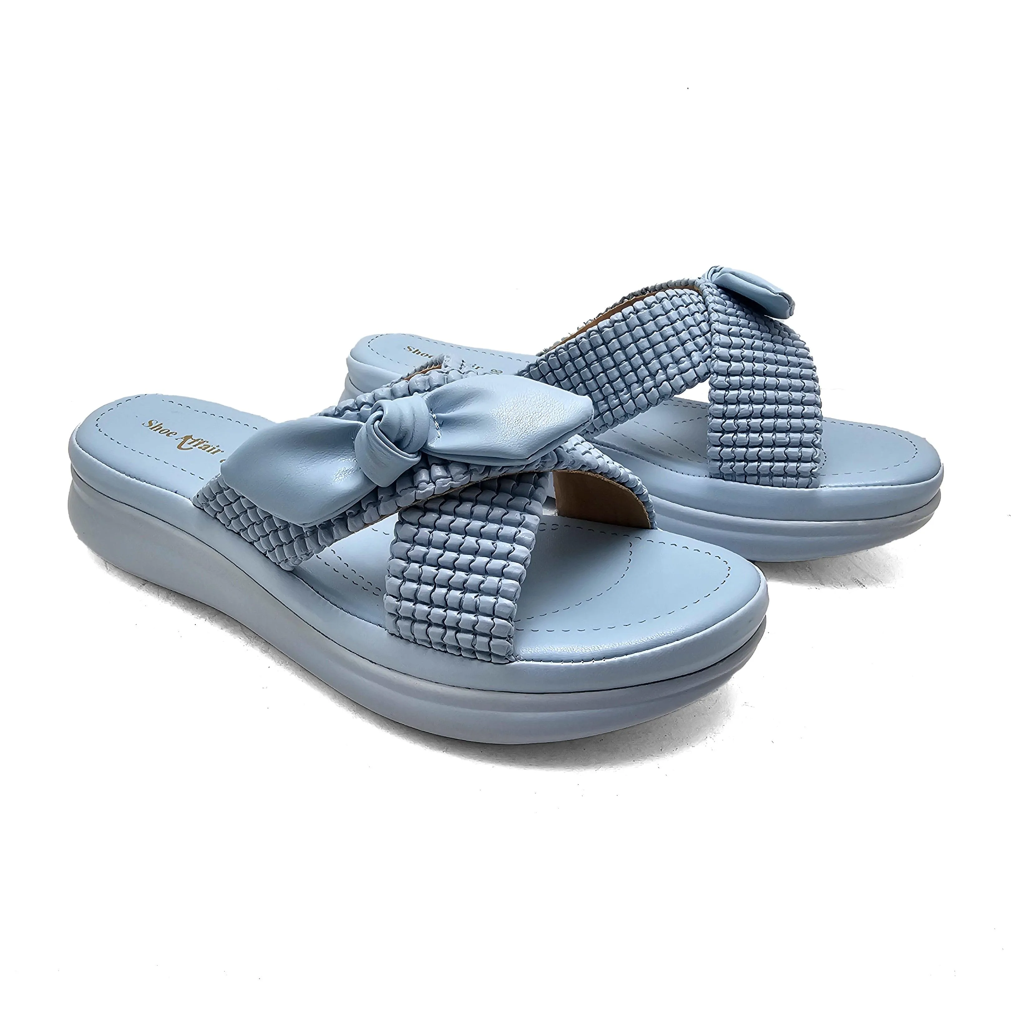 Blue Pu Slipper