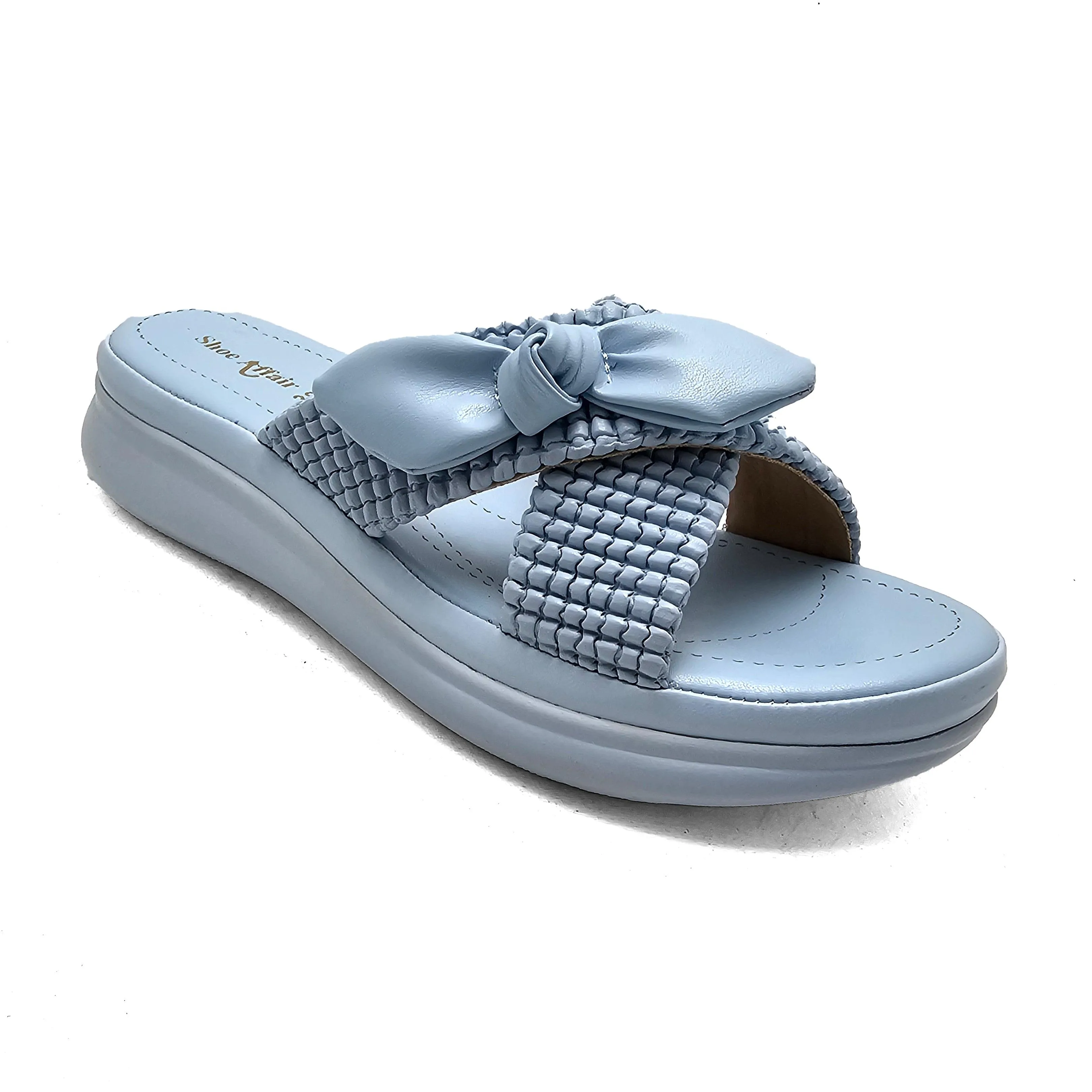 Blue Pu Slipper