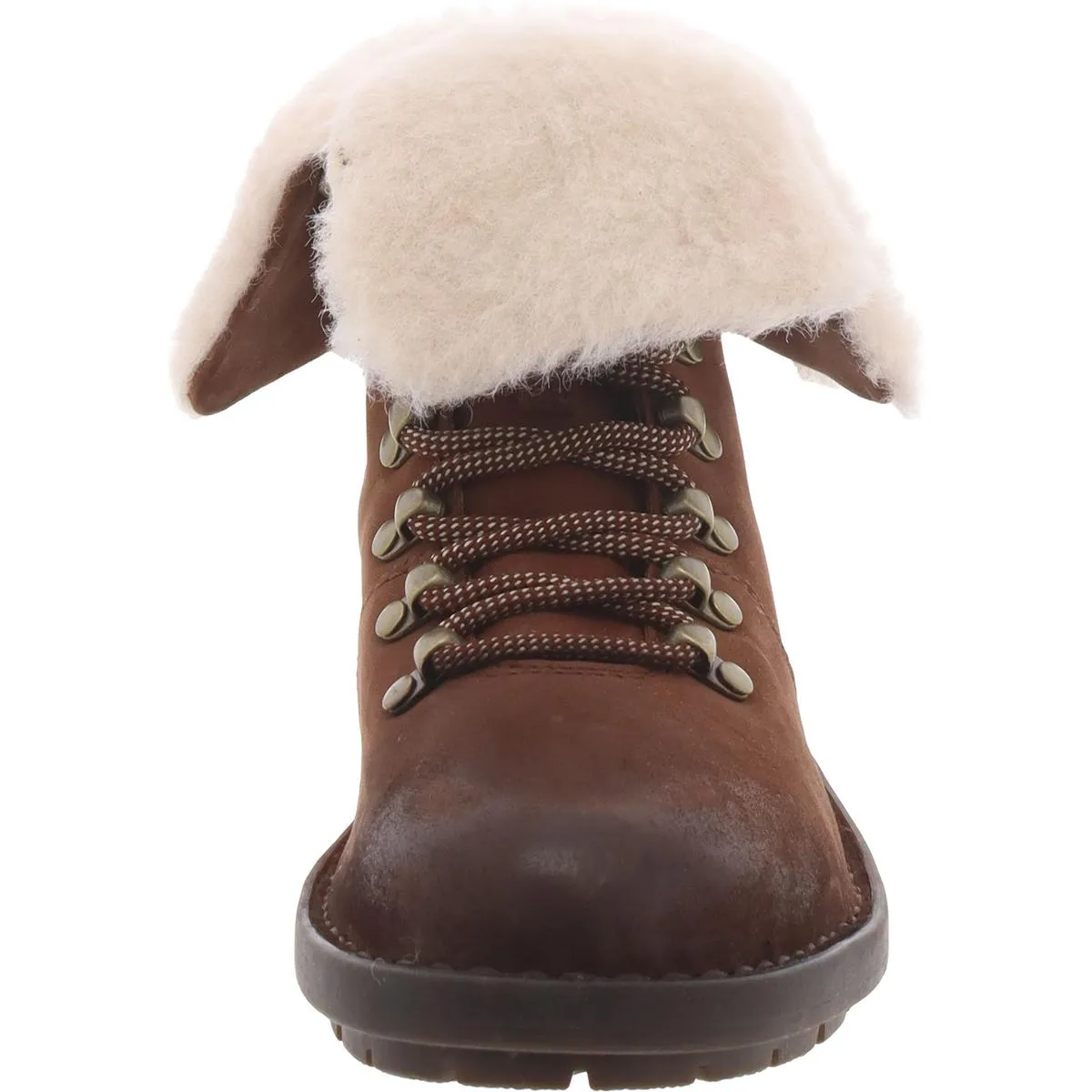 Born Womens Blaine Leather Cold Weather Shearling Boots