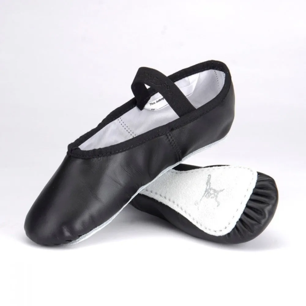 Capezio 205 Black Daisy Leather Ballet Dance Shoes