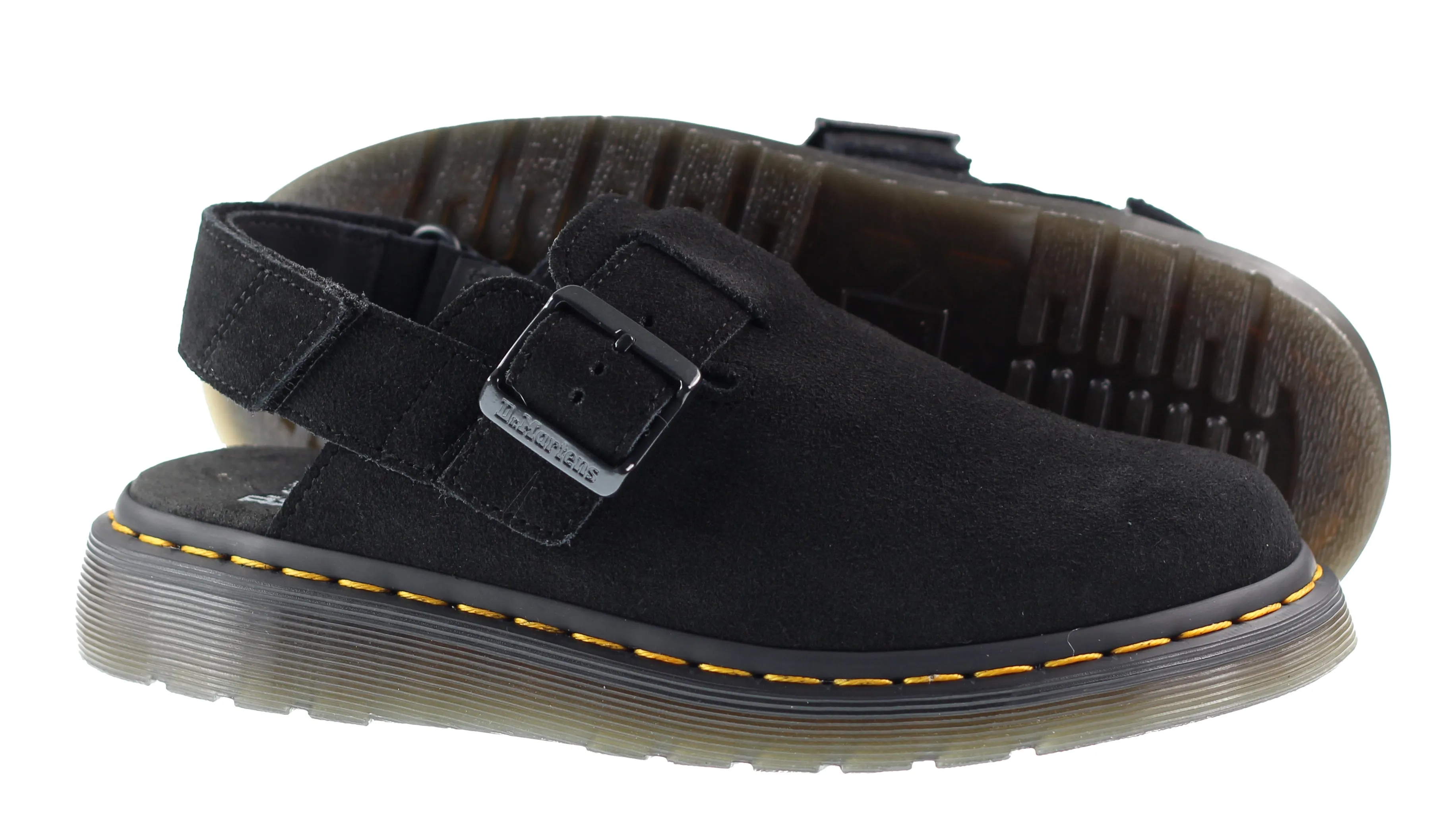 Dr Martens Mens Jorge II Suede Mules Black