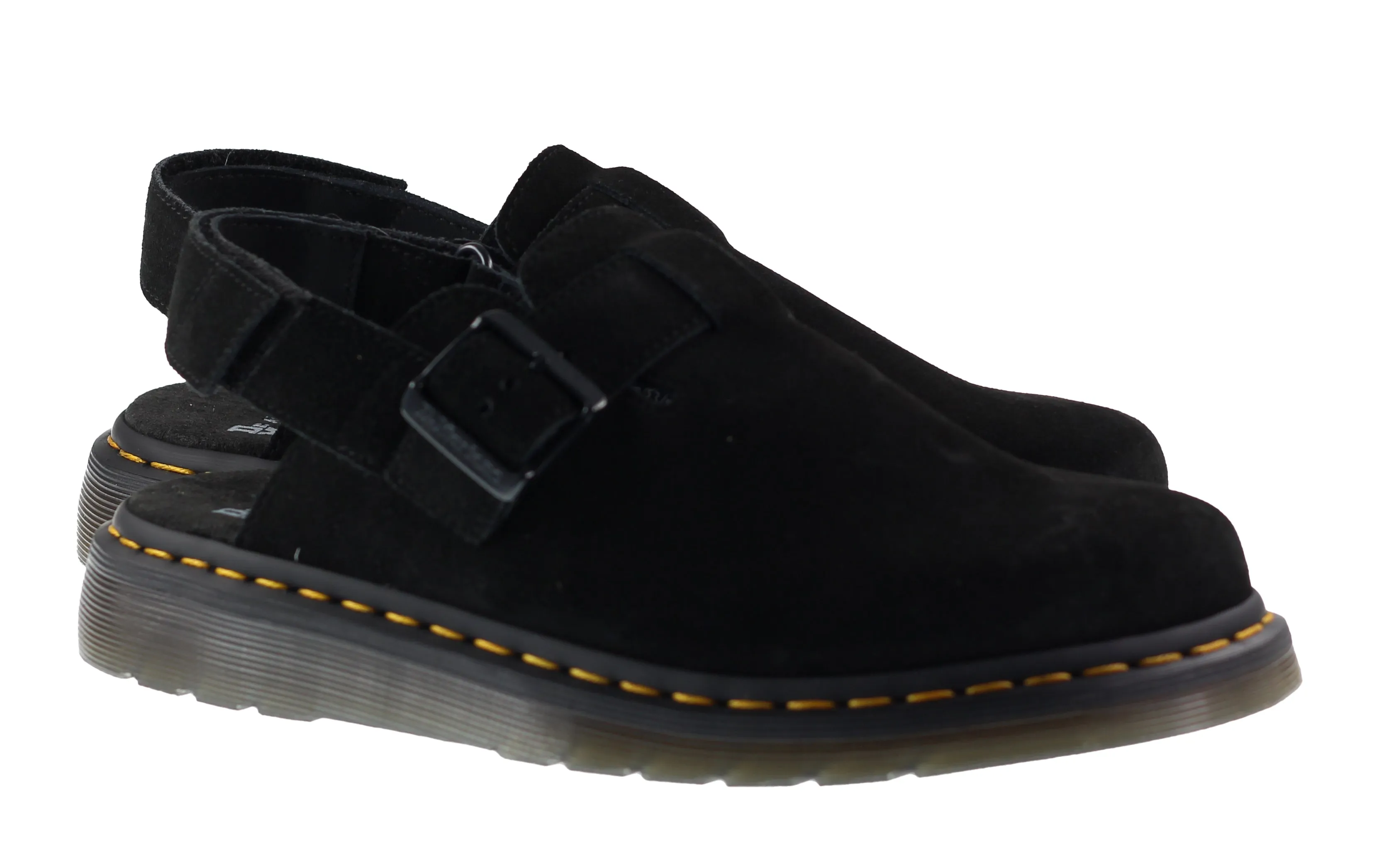 Dr Martens Mens Jorge II Suede Mules Black