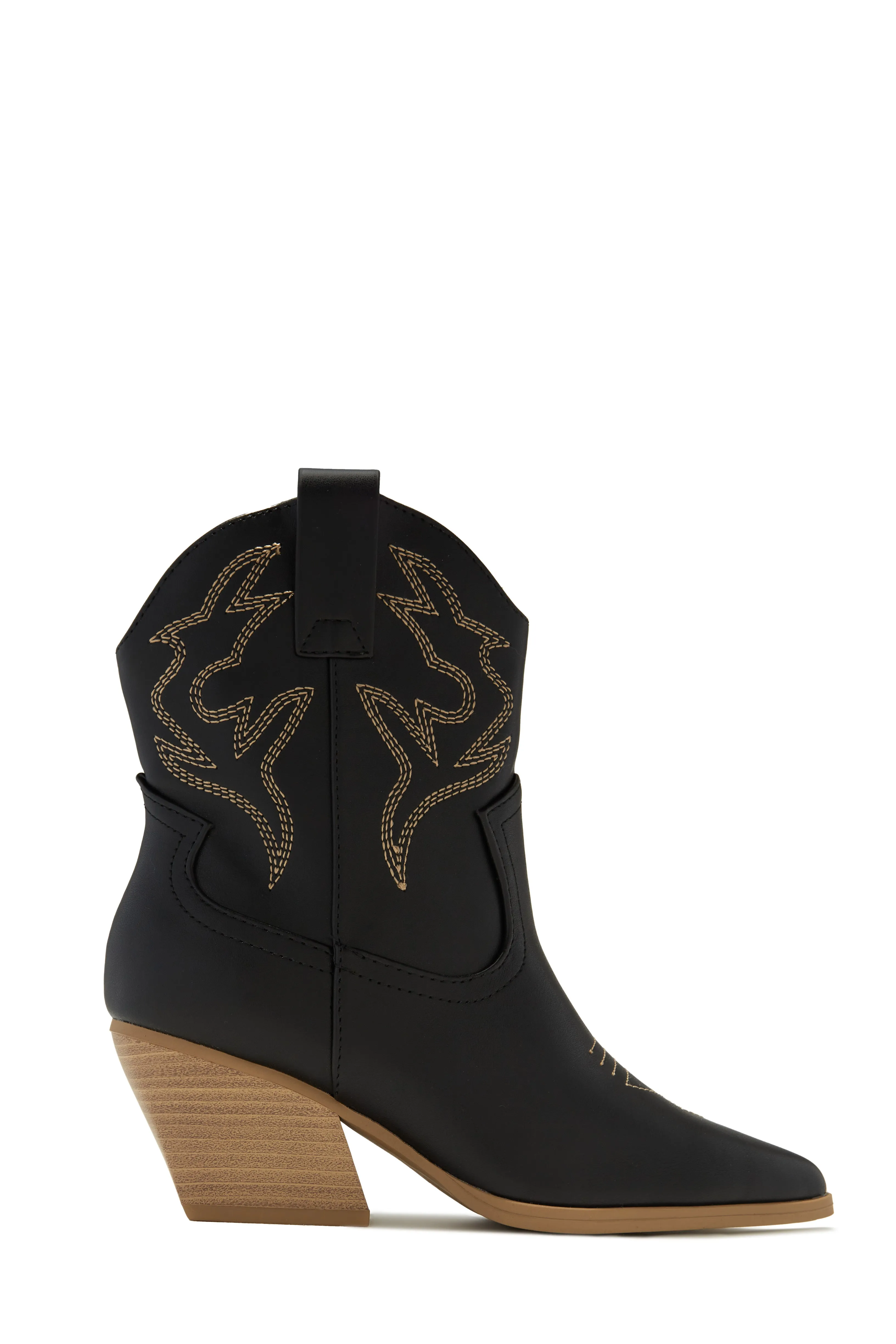 Festival Playlist Cowgirl Boots - Cream Black