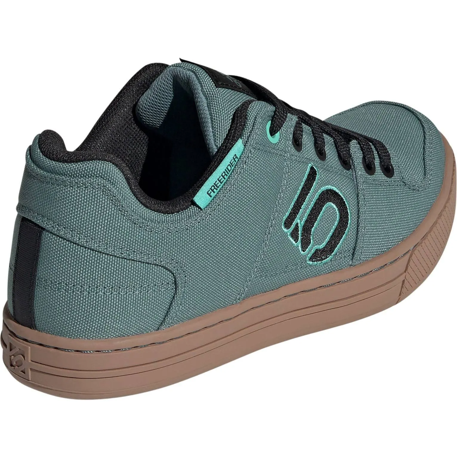 Five Ten Freerider Canvas Womens MTB Cycling Shoes - Green