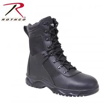 Insulated & Waterproof Side Zip Tactical Boot 8" - Black