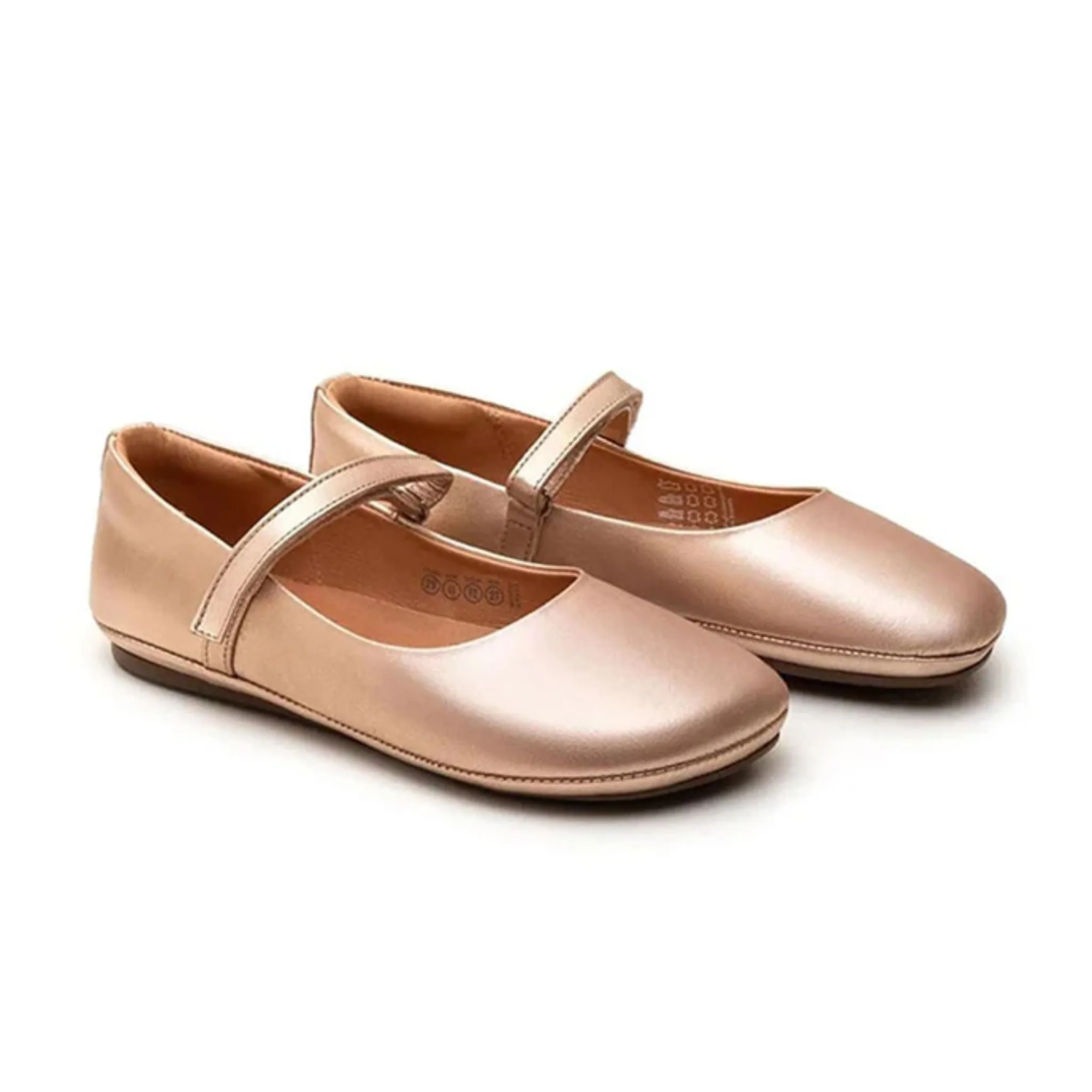 Marie Shoes - Metallic Salmon (Kids)