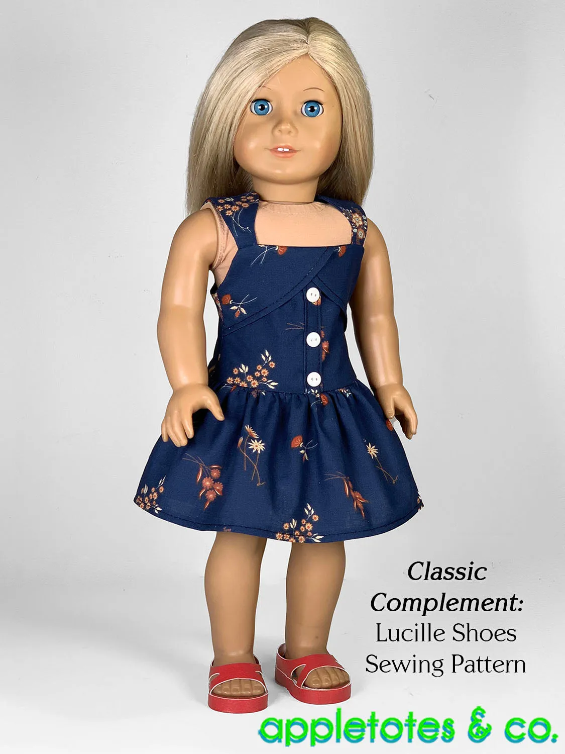 Mona Dress Top Combo 18 Inch Doll Sewing Pattern