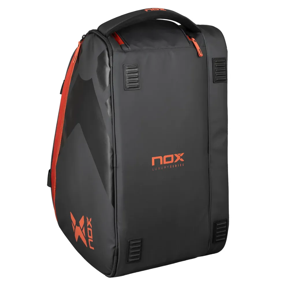 Nox Luxury Open Series Padel Bag Black Red