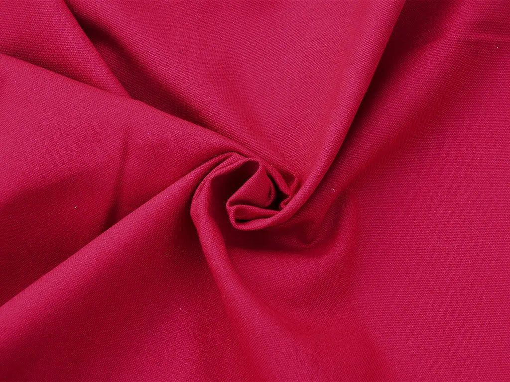 Red Plain Heavy Cotton Canvas Fabric (Wholesale)