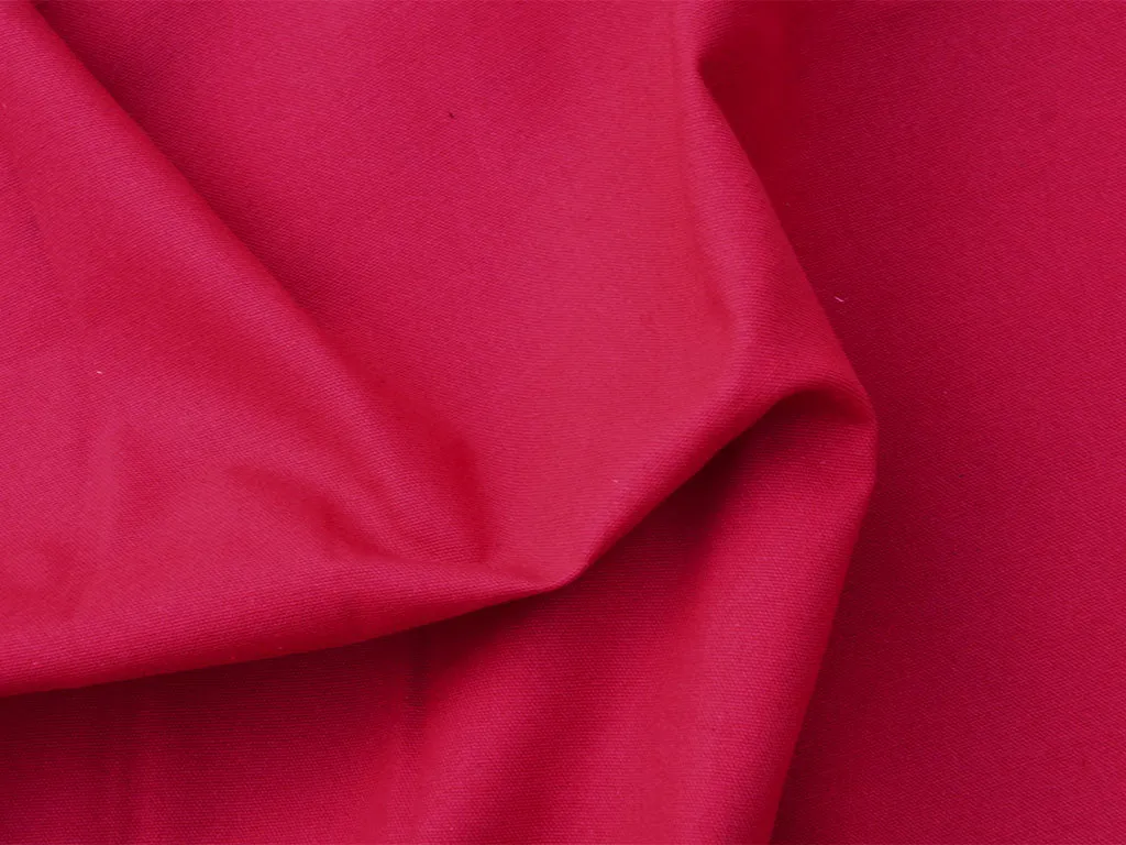 Red Plain Heavy Cotton Canvas Fabric (Wholesale)