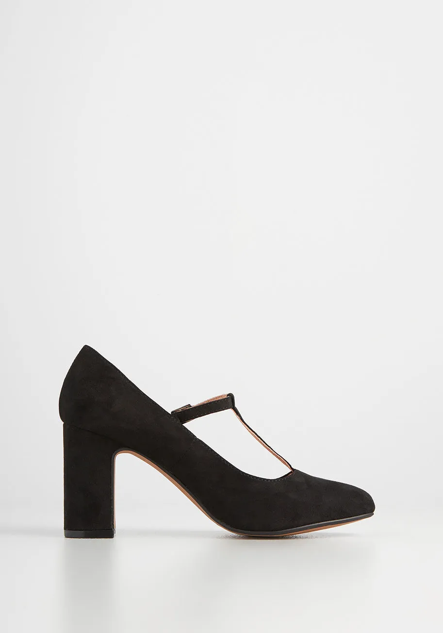 Simple Pleasantries T-Strap Heel