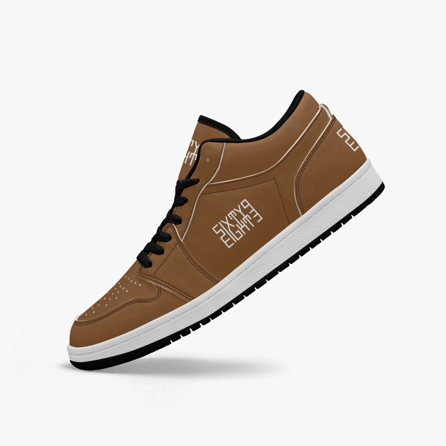 Sixty Eight 93 Logo White Chocolate Brown SENTLT1 Shoes