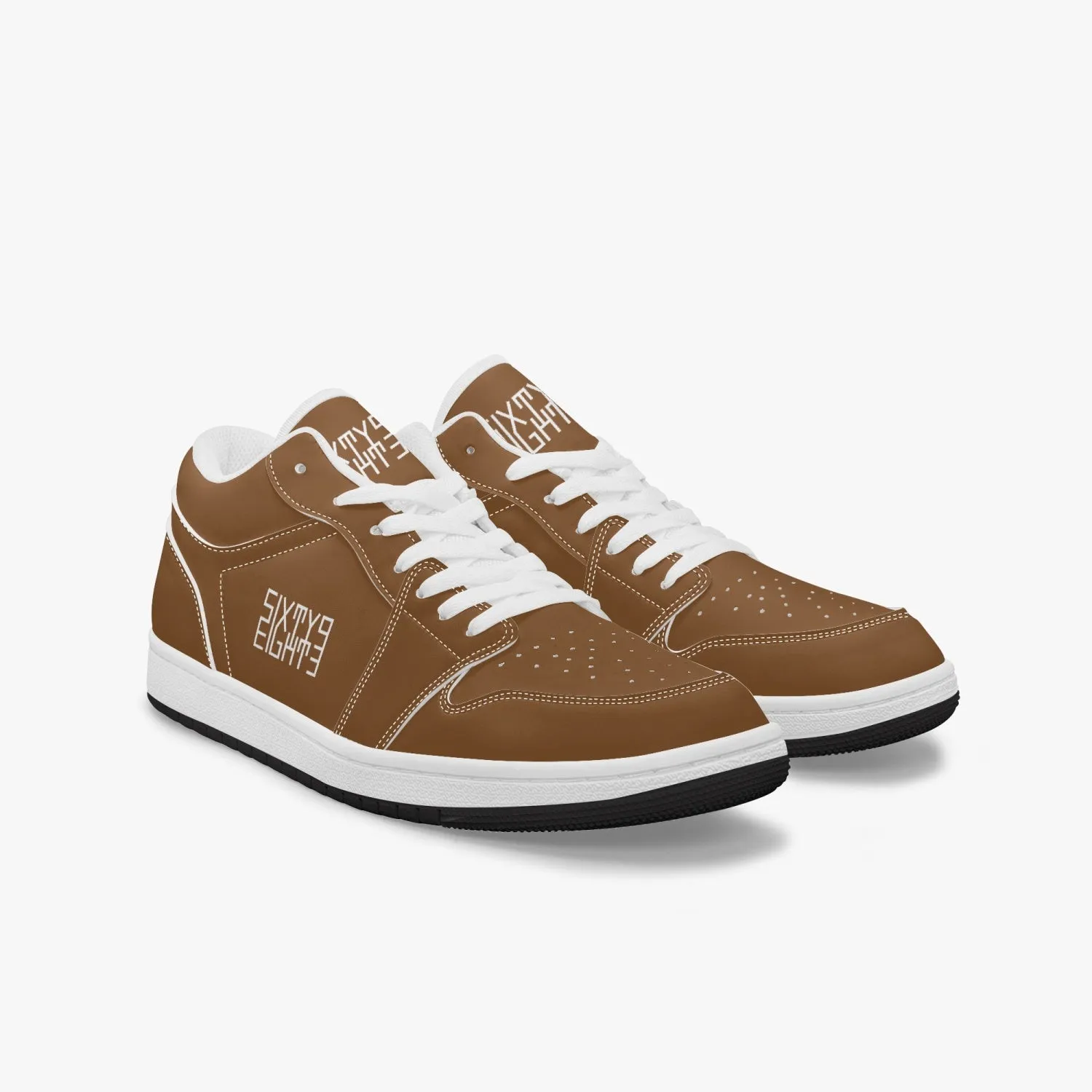 Sixty Eight 93 Logo White Chocolate Brown SENTLT1 Shoes