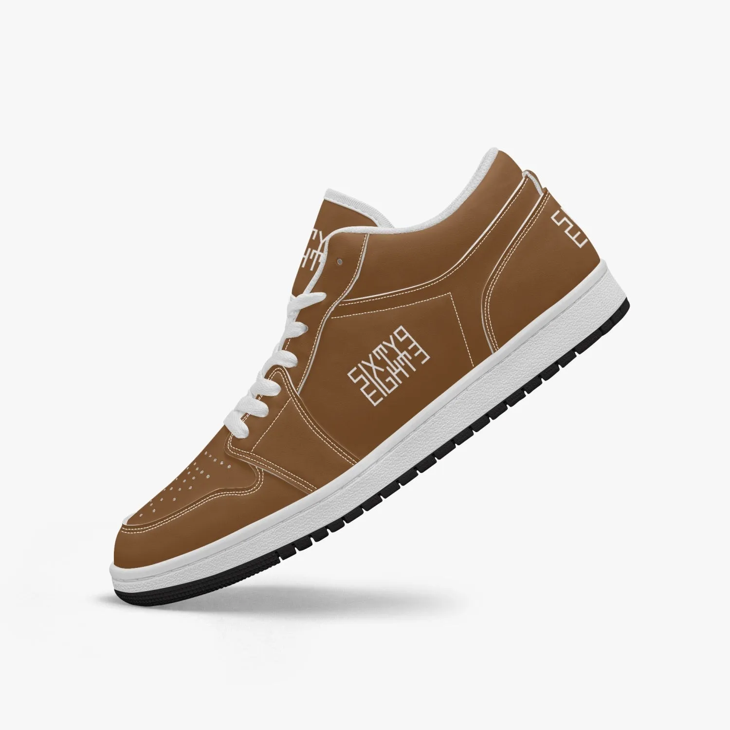 Sixty Eight 93 Logo White Chocolate Brown SENTLT1 Shoes