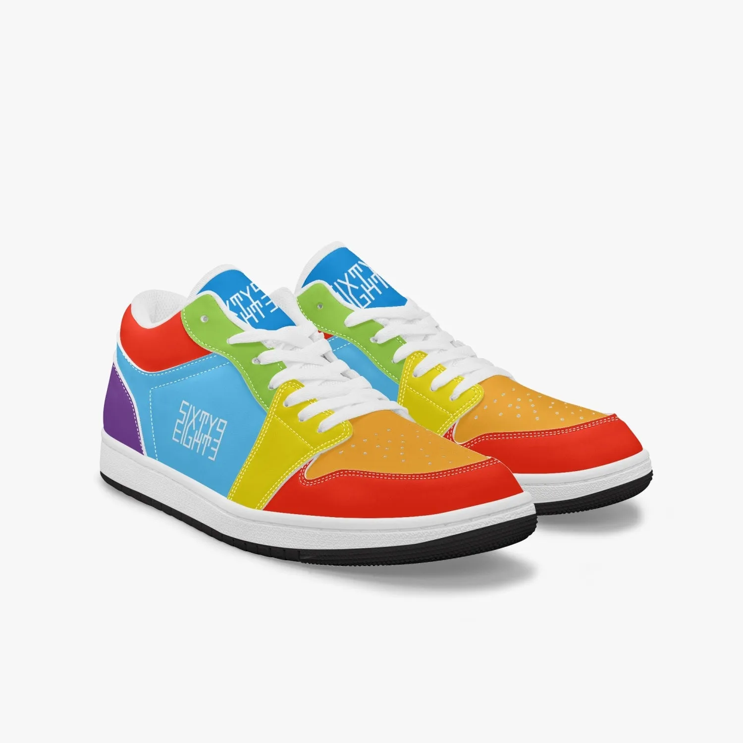 Sixty Eight 93 Logo White ROYGBIV SENTLT1 Shoes