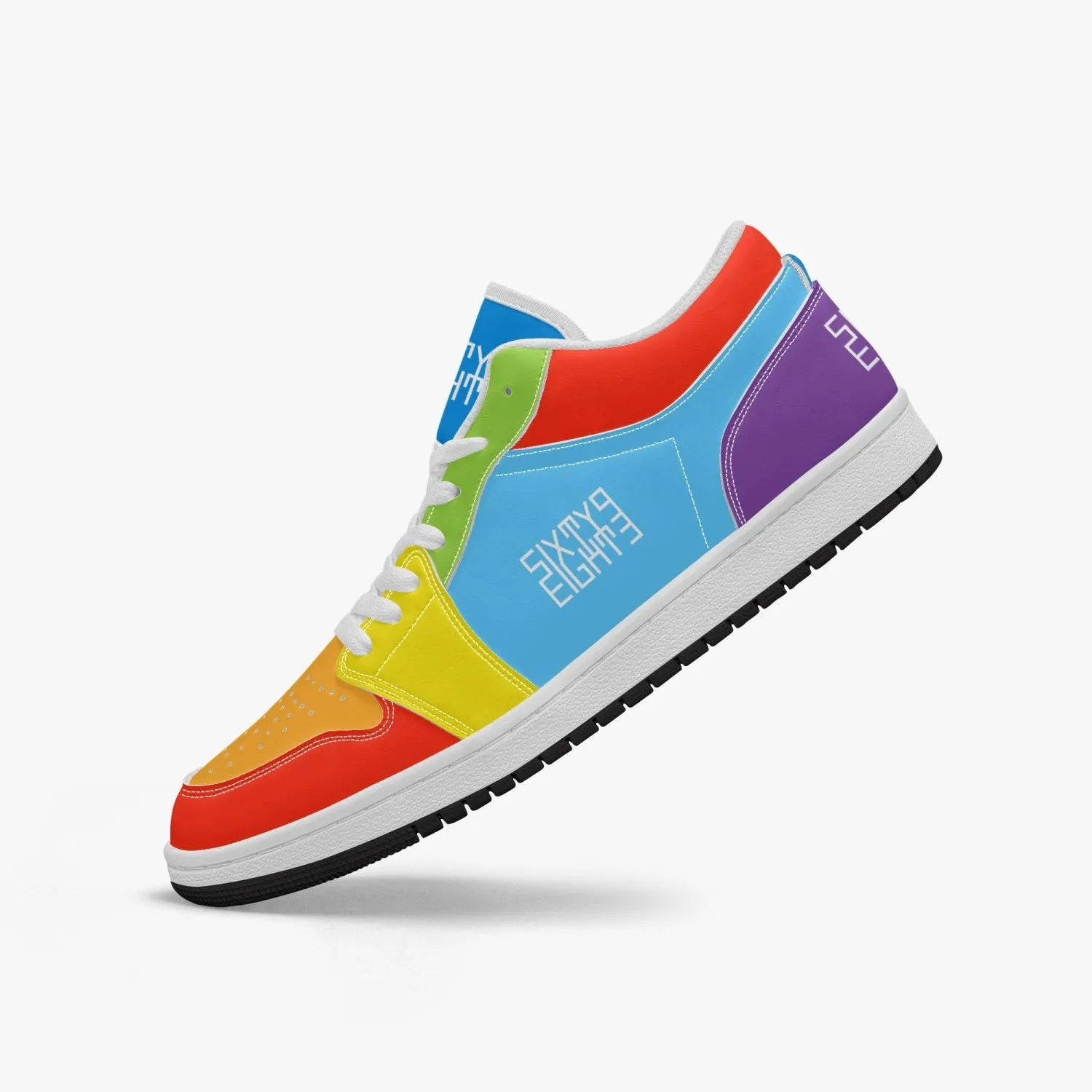 Sixty Eight 93 Logo White ROYGBIV SENTLT1 Shoes