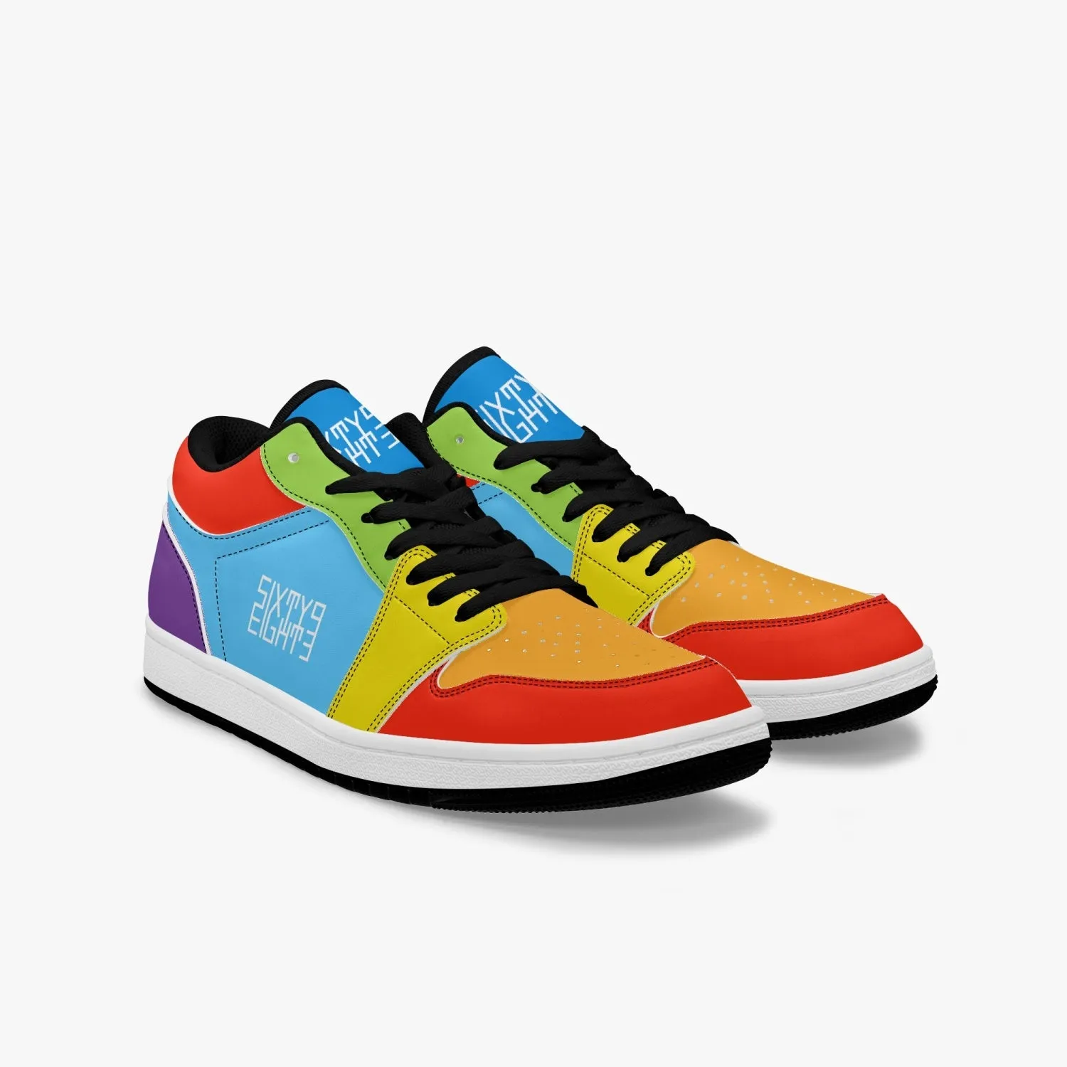 Sixty Eight 93 Logo White ROYGBIV SENTLT1 Shoes