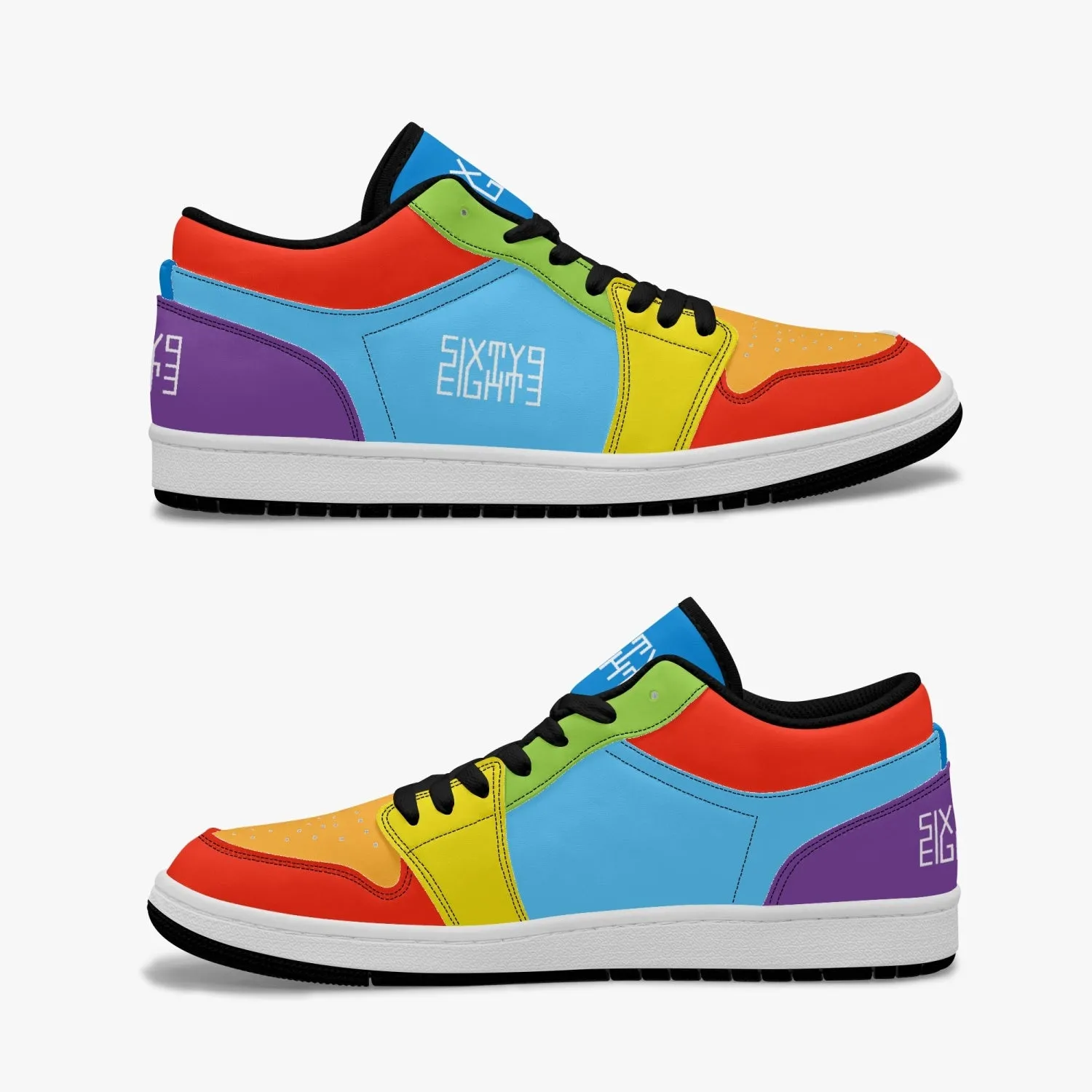 Sixty Eight 93 Logo White ROYGBIV SENTLT1 Shoes