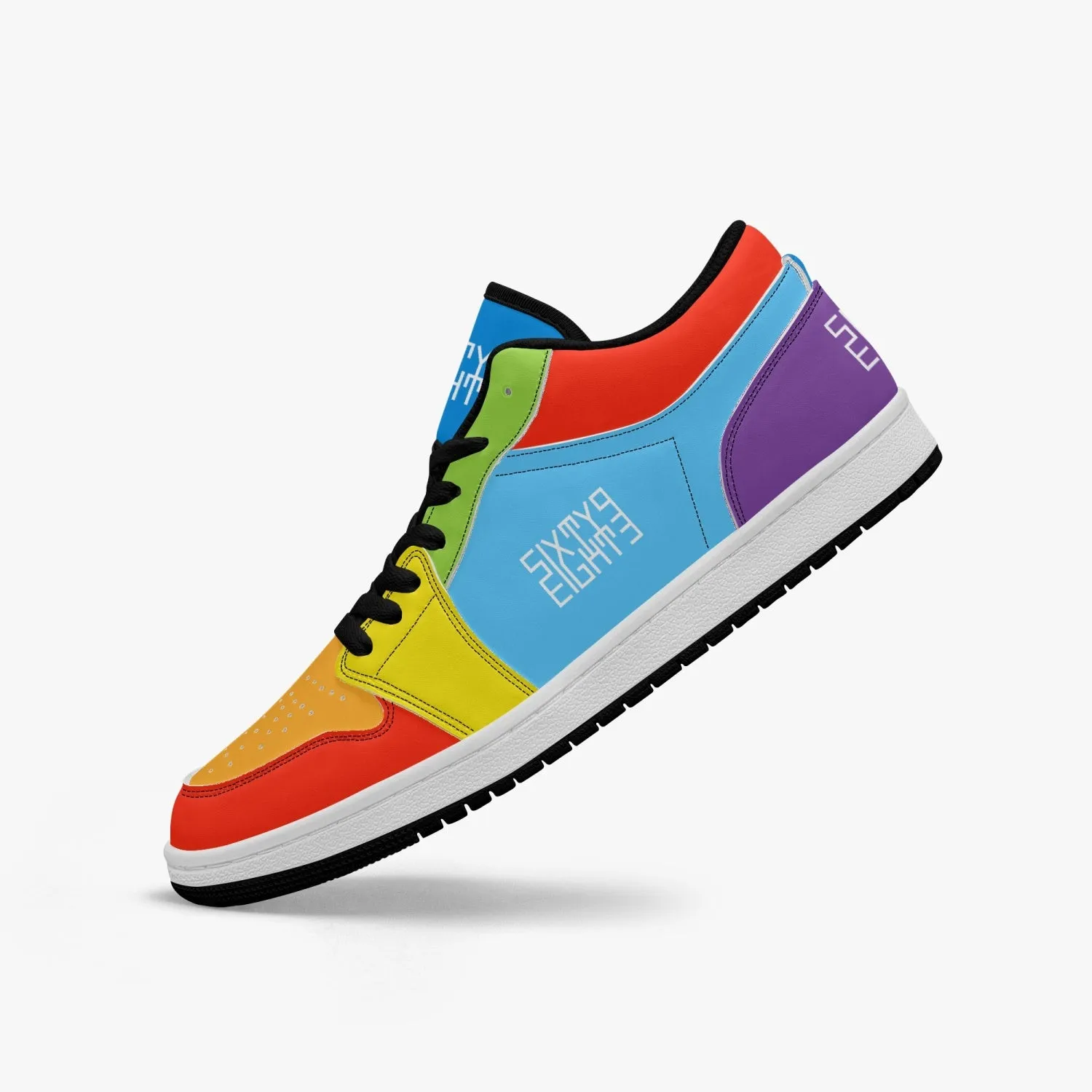 Sixty Eight 93 Logo White ROYGBIV SENTLT1 Shoes