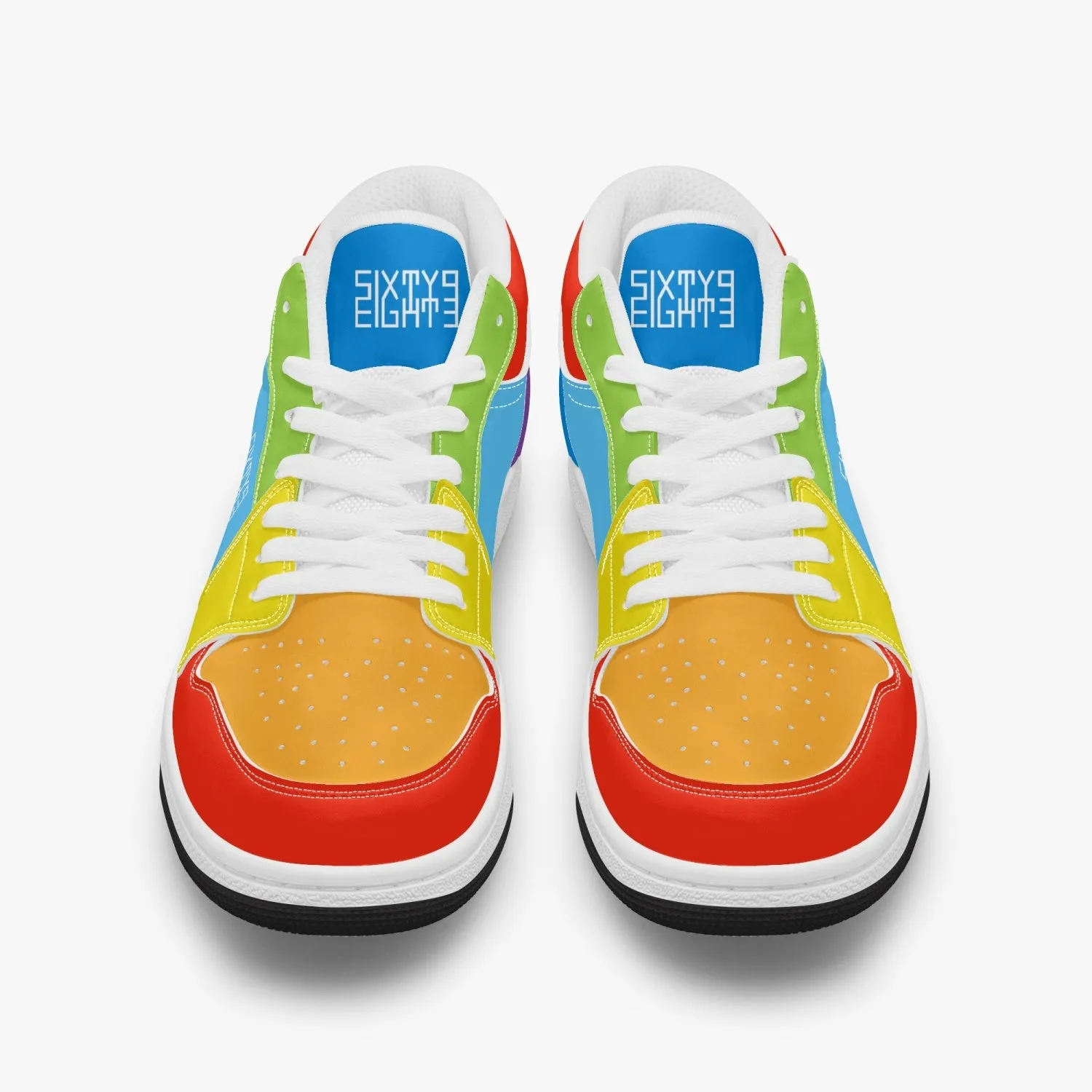 Sixty Eight 93 Logo White ROYGBIV SENTLT1 Shoes