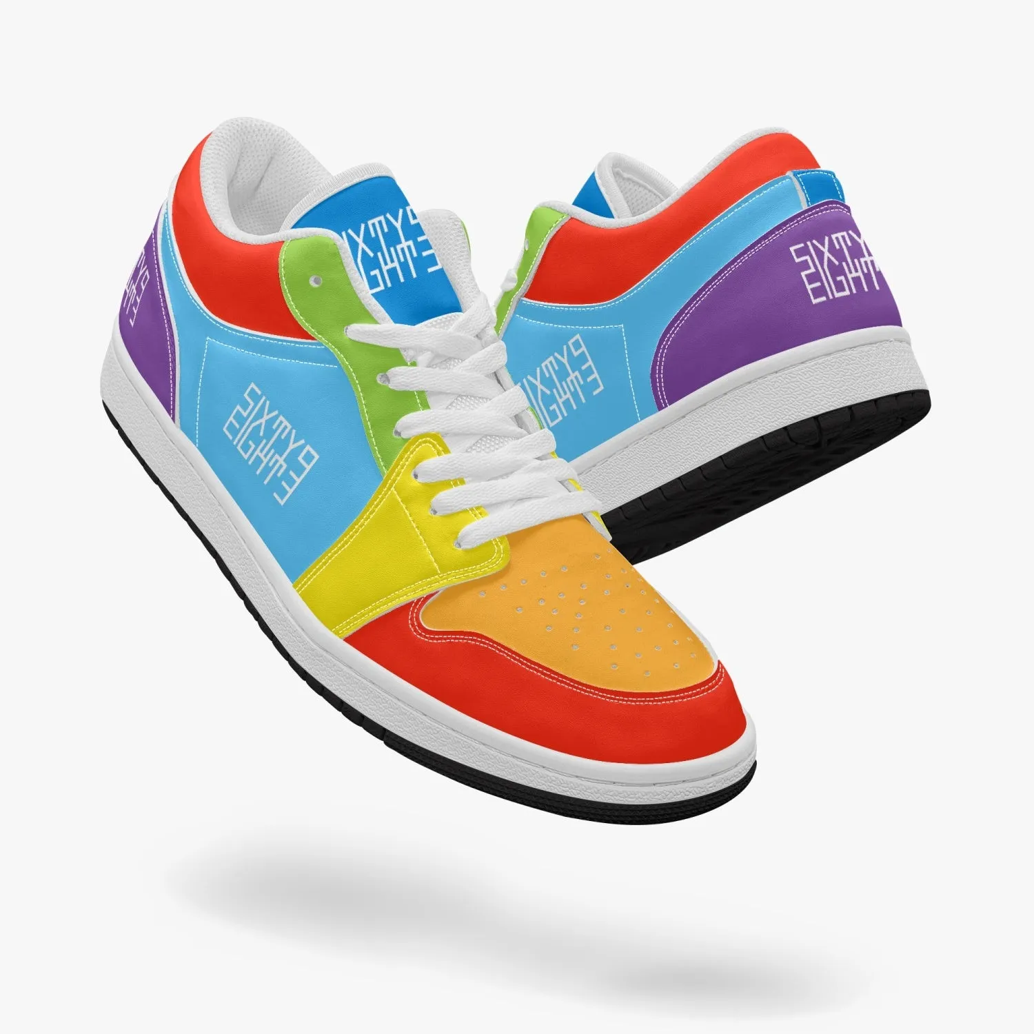 Sixty Eight 93 Logo White ROYGBIV SENTLT1 Shoes