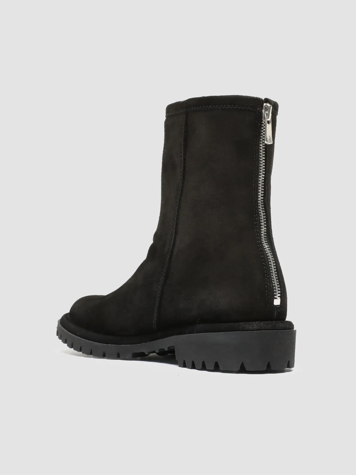 SPECTACULAR W 111 - Black Suede Zip Boots