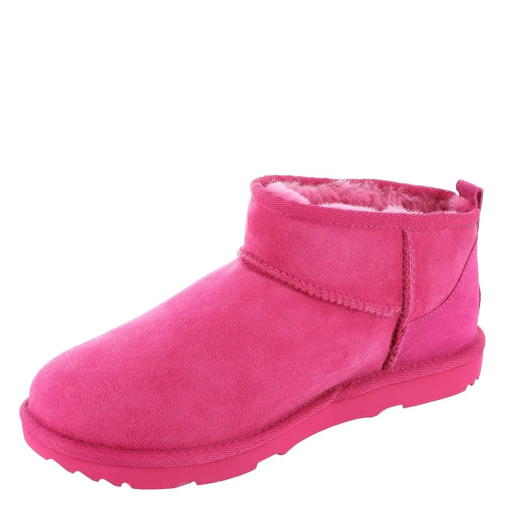 UGG Unisex-Child Classic Ultra Mini Boot, Berry Little Kid