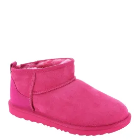 UGG Unisex-Child Classic Ultra Mini Boot, Berry Little Kid