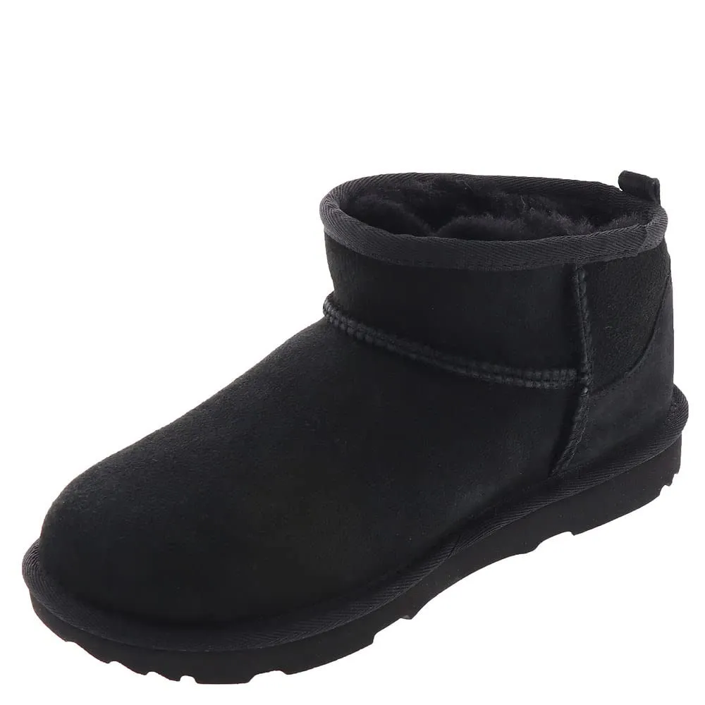 UGG Unisex-Child Classic Ultra Mini Boot, Black Toddler