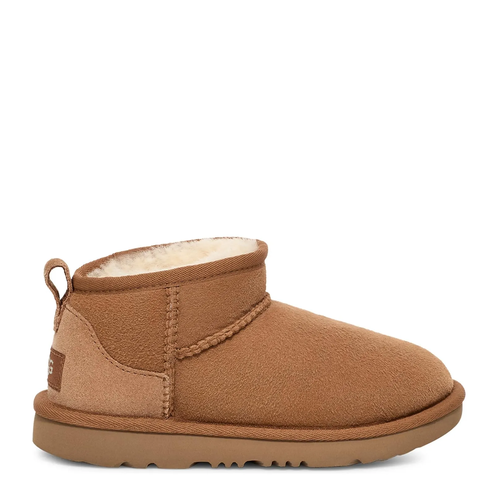 UGG Unisex-Child Classic Ultra Mini Boot, Chestnut Toddler