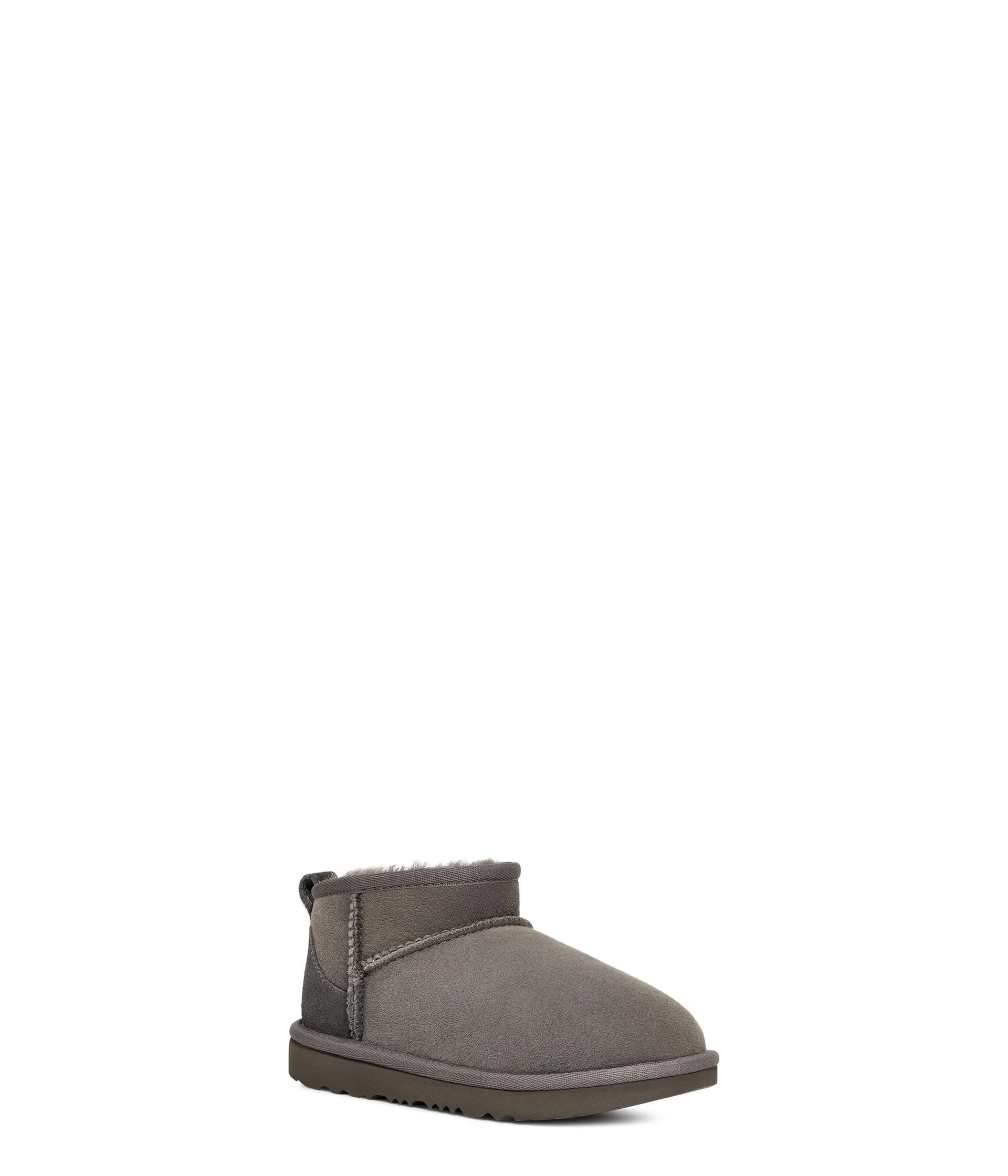 UGG Unisex-Child Classic Ultra Mini Boot, Grey Toddler