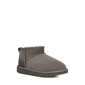 UGG Unisex-Child Classic Ultra Mini Boot, Grey Toddler