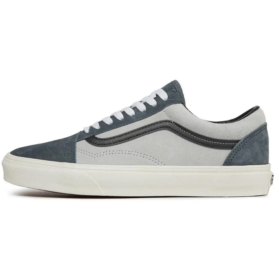 Vans Men's Old Skool Suede Shoes - Green / Grey