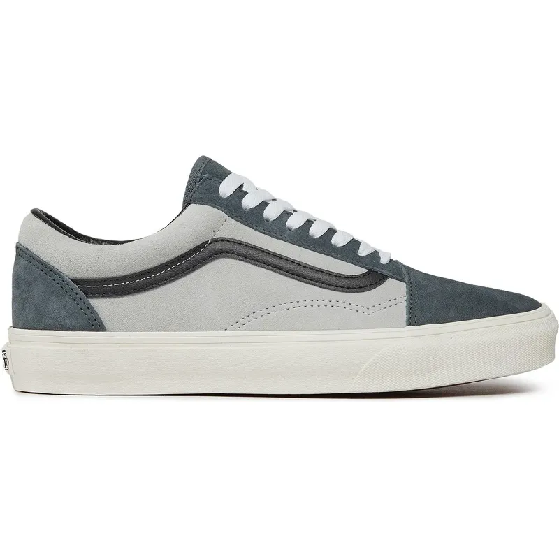 Vans Men's Old Skool Suede Shoes - Green / Grey