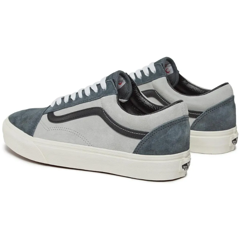 Vans Men's Old Skool Suede Shoes - Green / Grey